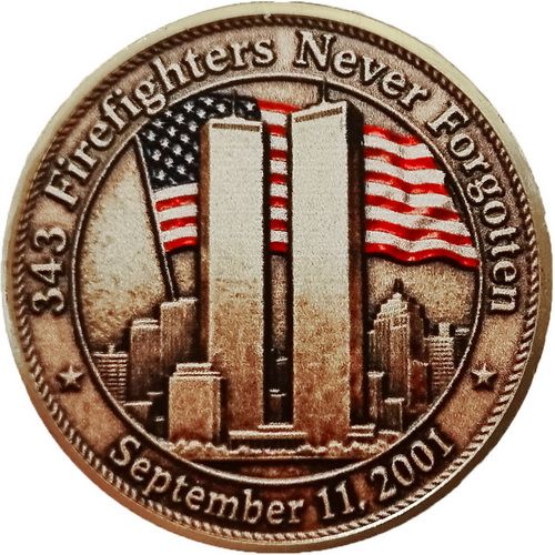 343 FIREFIGHTERS NEVER FORGOTTEN  prednja