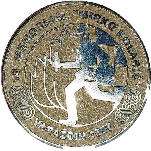 18. MEMORIJAL MIRKO KOLARIĆ Varaždin 1997 srebrna