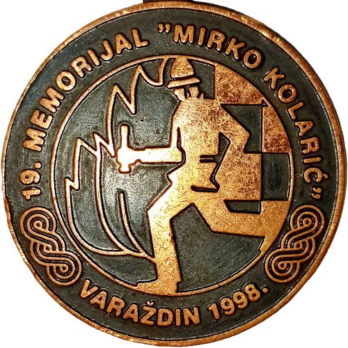 19. MEMORIJAL MIRKO KOLARIĆ Varaždin 1998 brončana