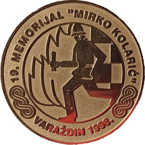 19. MEMORIJAL MIRKO KOLARIĆ Varaždin 1998 srebrna