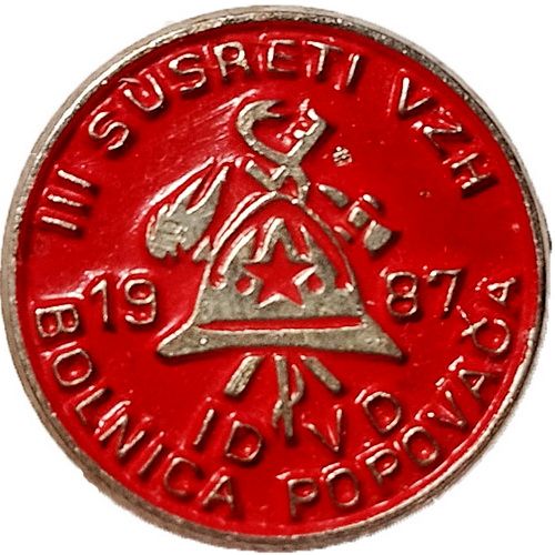 3. SUSRET VZH IDVD BOLNICA POPOVAČA 1987 crvena