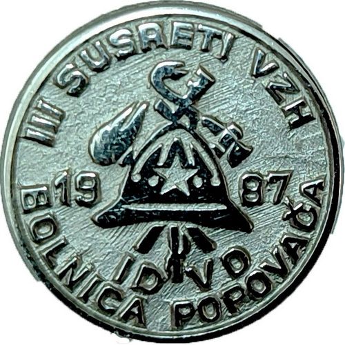 3. SUSRET VZH IDVD BOLNICA POPOVAČA 1987 srebrna