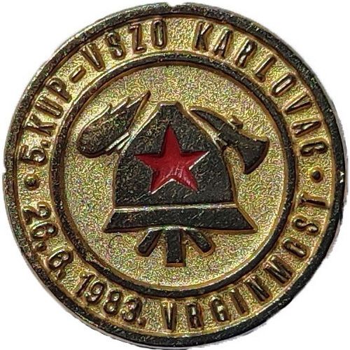 5.KUP VSZO KARLOVAC VRGINMOST 1983 zlatna