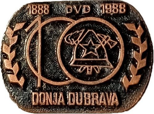 DVD DONJA DUBRAVA 1888 1988 brončana