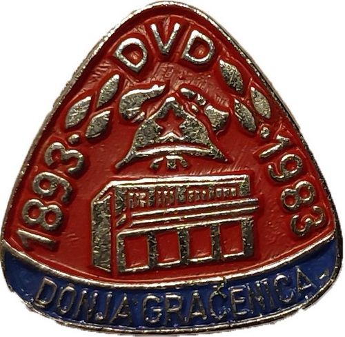 DVD DONJA GRAČENICA 1893 1983 plavo crvena