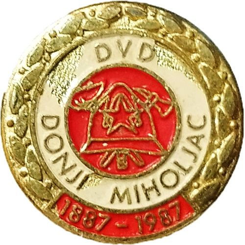 DVD DONJI MIHOLJAC 1887 1987 bijelo crvena
