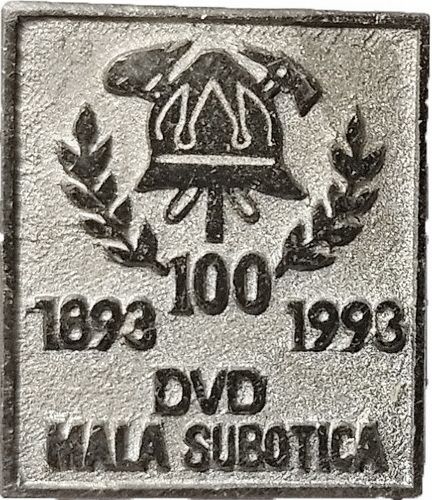 DVD MALA SUBOTICA 1893 1993 srebrna