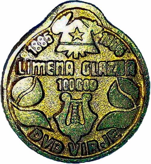 DVD VIRJE LIMENA GLAZBA 1885 1985 zlatna