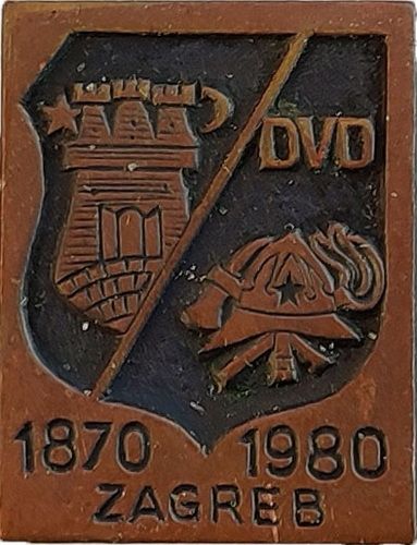 DVD ZAGREB 1870 1980 brončano crna