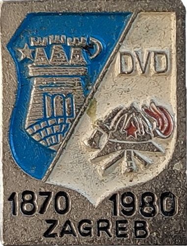 DVD ZAGREB 1870 1980 srebrno plava