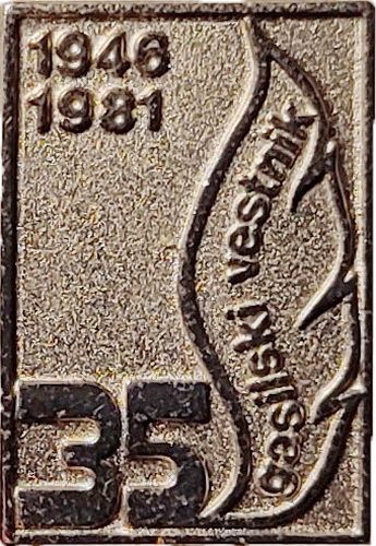 GASILSKI VESTNIK 1946 1981 srebrna