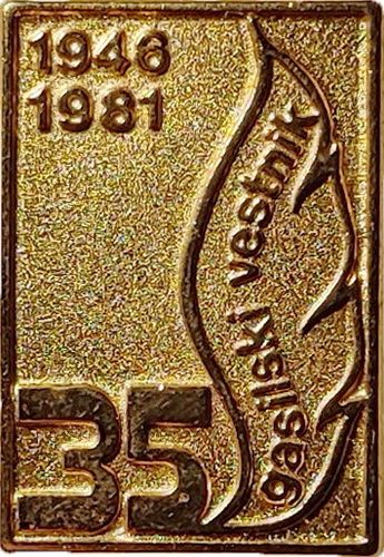 GASILSKI VESTNIK 1946 1981 zlatna