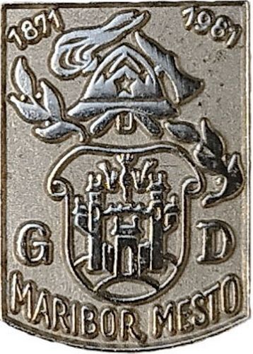 GD MARIBOR MESTO 1871 1981 srebrna