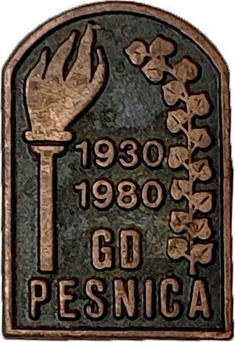 GD PESNICA 1930 1980 brončana