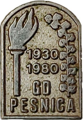 GD PESNICA 1930 1980 srebrna