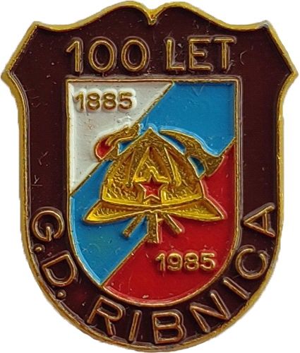 GD RIBNICA 1885 1985 bordo
