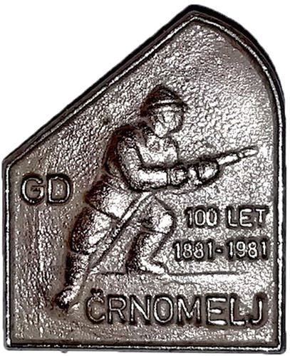 GD ČRNOMELJ 1881 1981 srebrna