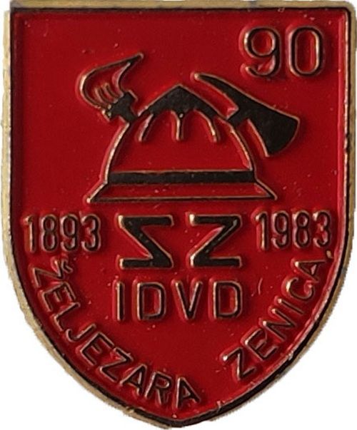IDVD ŽELJEZARA ZENICA 1893 1983  crvena