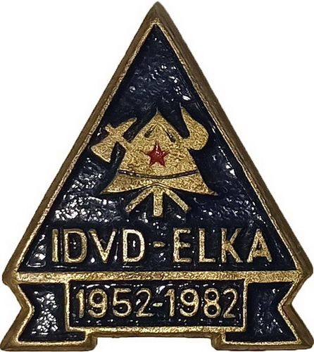 IDVD ELKA ZAGREB 1952 1982  tamno plava