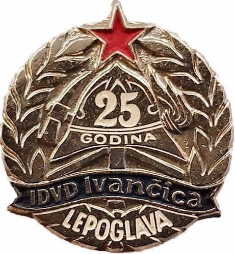 IDVD IVANČICA LEPOGLAVA 25 godina plavo srebrna