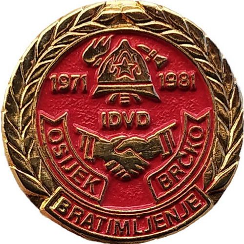 IDVD OSIJEK BRČKO 1971 1981 crvena