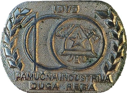 IDVD PAMUČNA INDUSTRIJA DUGA RESA srebrna